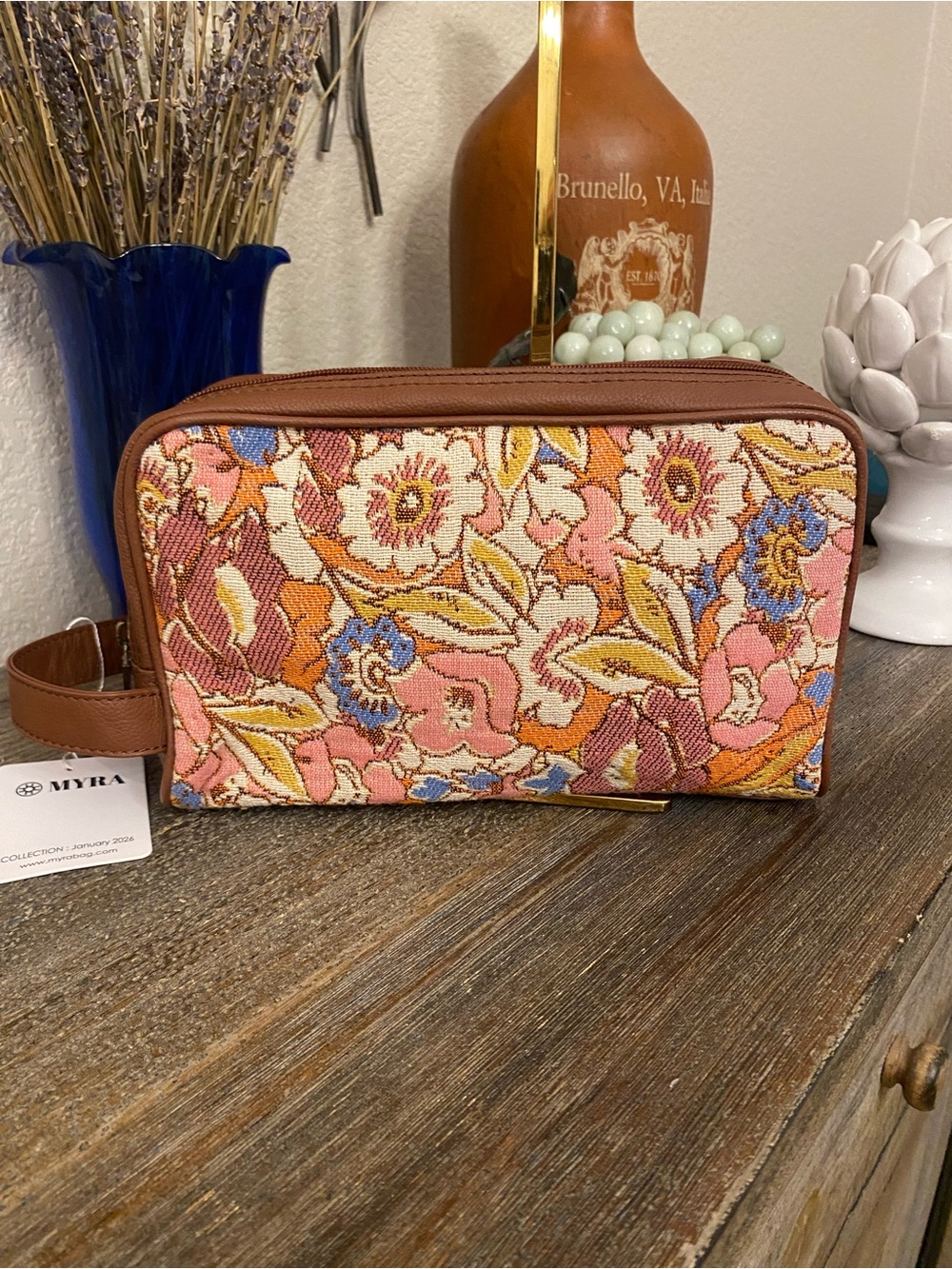 NWT MYRA NOMAD NORTH POUCH IN TUSCAN SUNSET Unisex part of the Men’s Collection